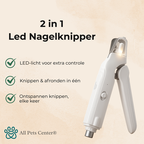 All Pets Center® 2-in-1 LED Nagelknipper & Trimmer