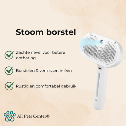 All Pets Center® Stoom Borstel voor Honden & Katten – Zachte Ontharing & Massage