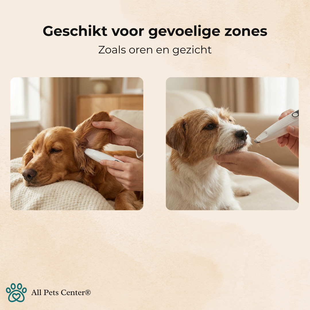 All Pets Center® DetailPro™ – Veilige Detailtrimmer voor Pootjes & Gevoelige Zones