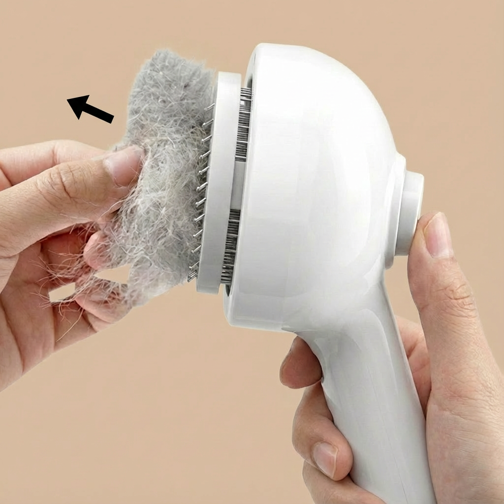 All Pets Center® Stoom Borstel voor Honden & Katten – Zachte Ontharing & Massage